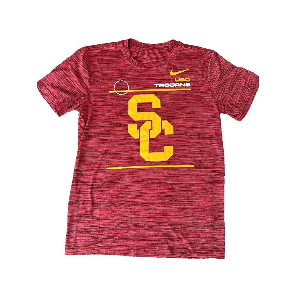 Nike USC Trojans Dri-FIT Performance T-Shirt Cardinal Gold Short Sleeve Adult
